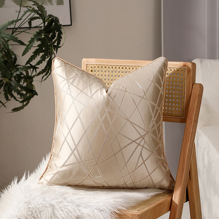 Textured Abstract Pattern Throw Pillow