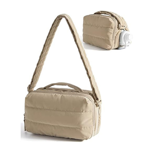Multifunctional shoulder bag with separate compartment for personal items Bowlift
