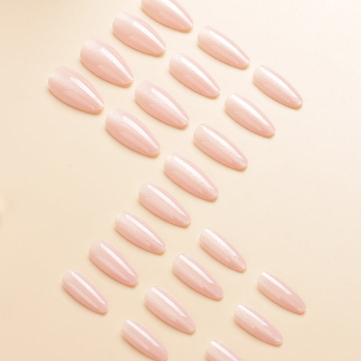 Glossy Stiletto Press-On Nail Extensions Bowlift