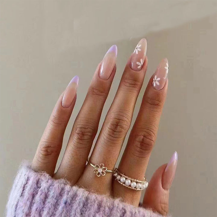 Glamorous Glittery Stiletto Press-On Nails Bowlift