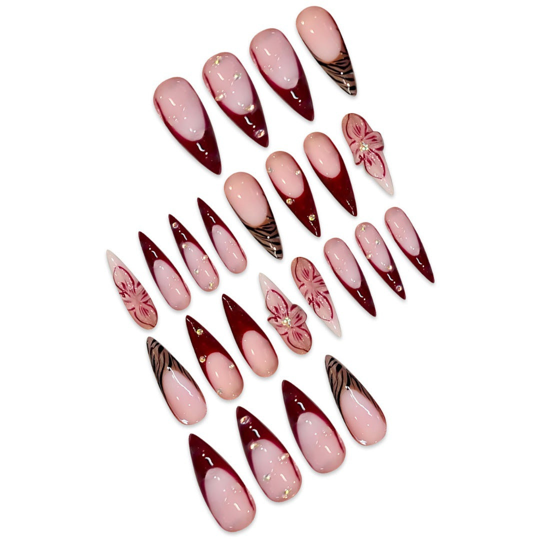 Premium Abstract Nail Art Extensions Bowlift