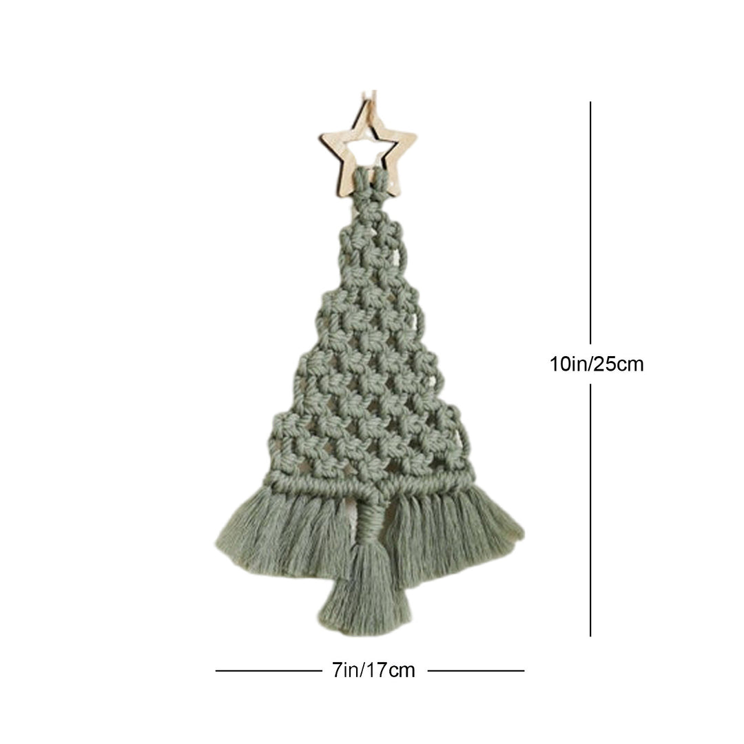 Festive Macrame Christmas Tree Ornament Bowlift