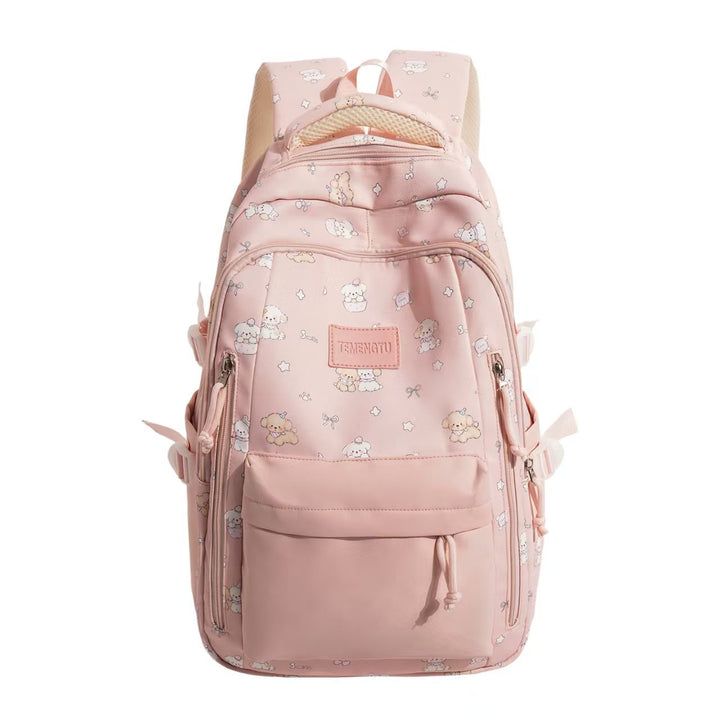 Adorable Character Print Backpack Bowlift
