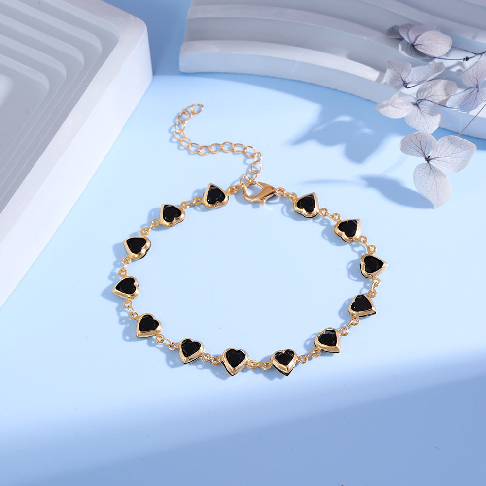 Heart-Shaped Charm Bracelet Bowlift