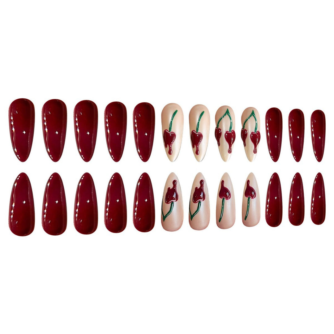 Stylish Stiletto Press-On Nail Set Bowlift