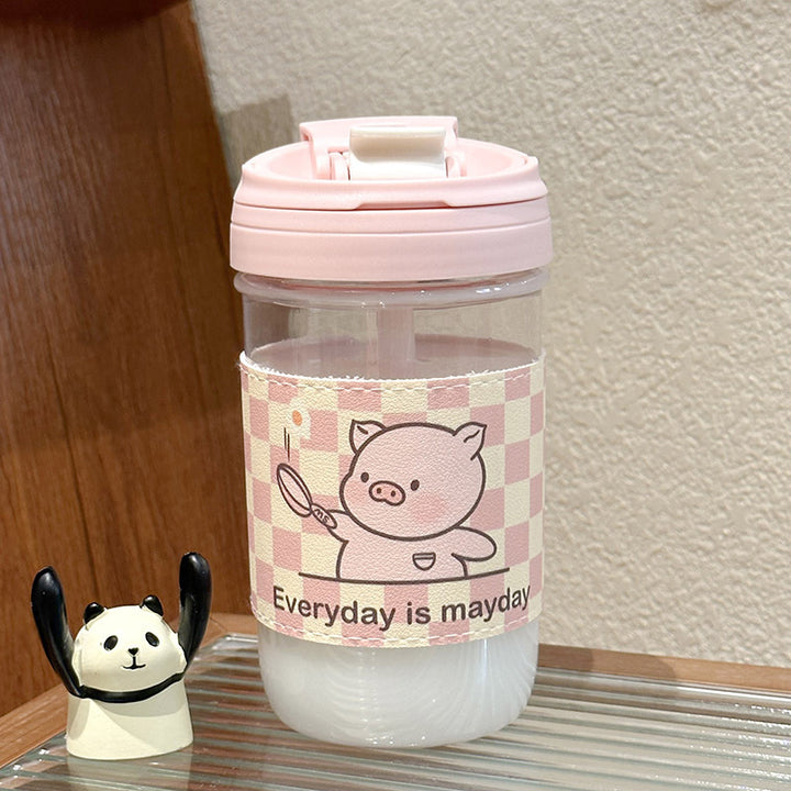 Ladies Reusable Water Bottle with Innovative Safety Closure Bowlift