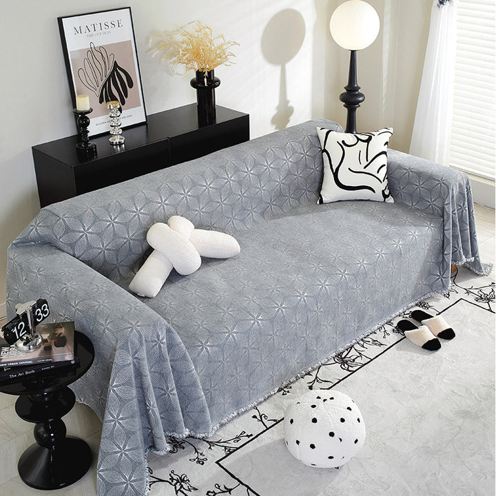 Textured Decorative Sofa Throw Cover