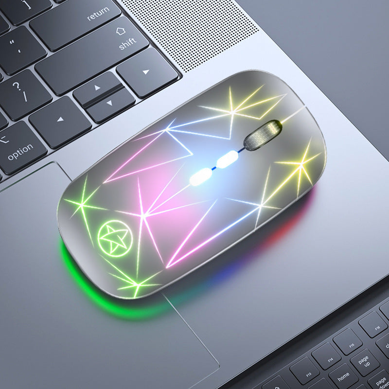 Bluetooth Gaming Mouse with Dual Mode and RGB Lighting Bowlift