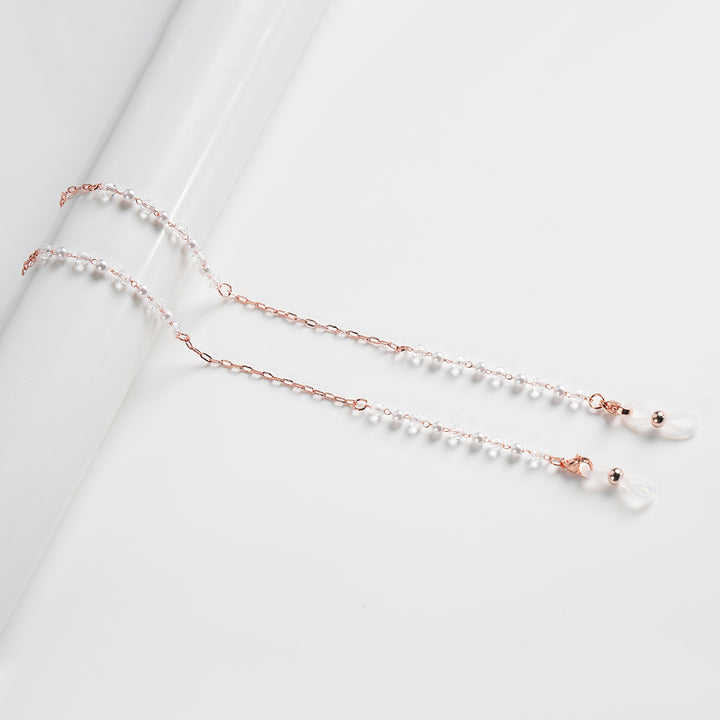 Elegant Beaded Chain Eyewear Holder Bowlift