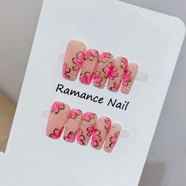 Floral Blossom Nail Art Set Bowlift