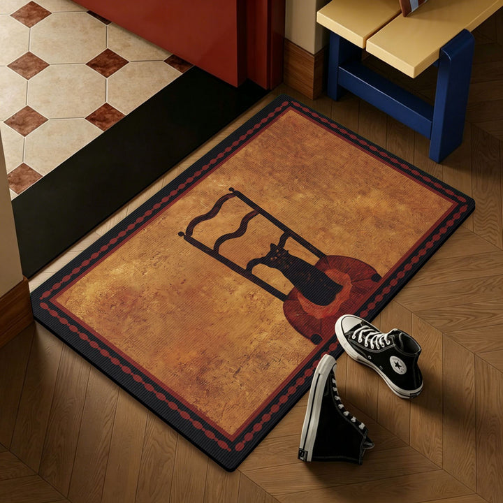 Artistic Entryway Mat Bowlift