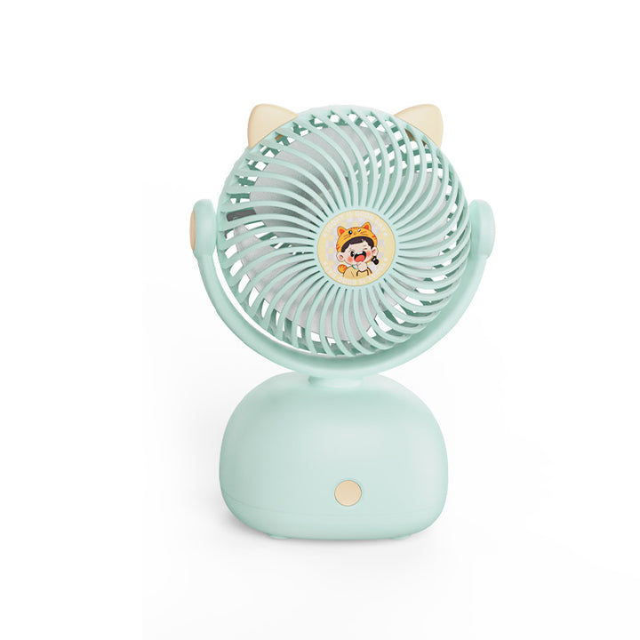 Women Portable Cat Head Fan Bowlift