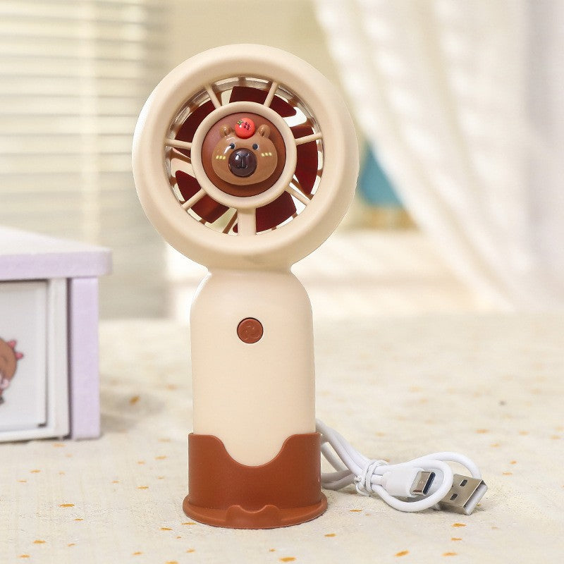 Women's portable handheld fan with USB connection Bowlift