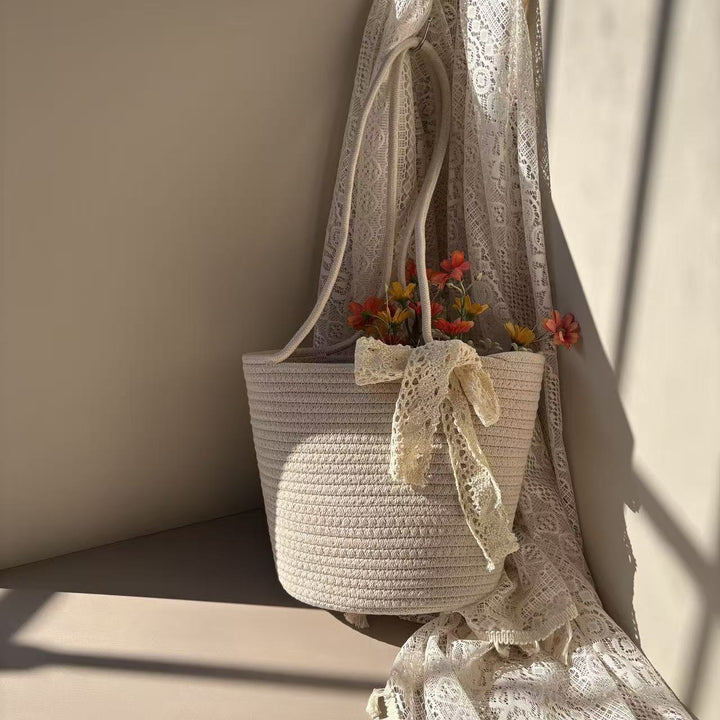 Handcrafted Basket Bag Bowlift