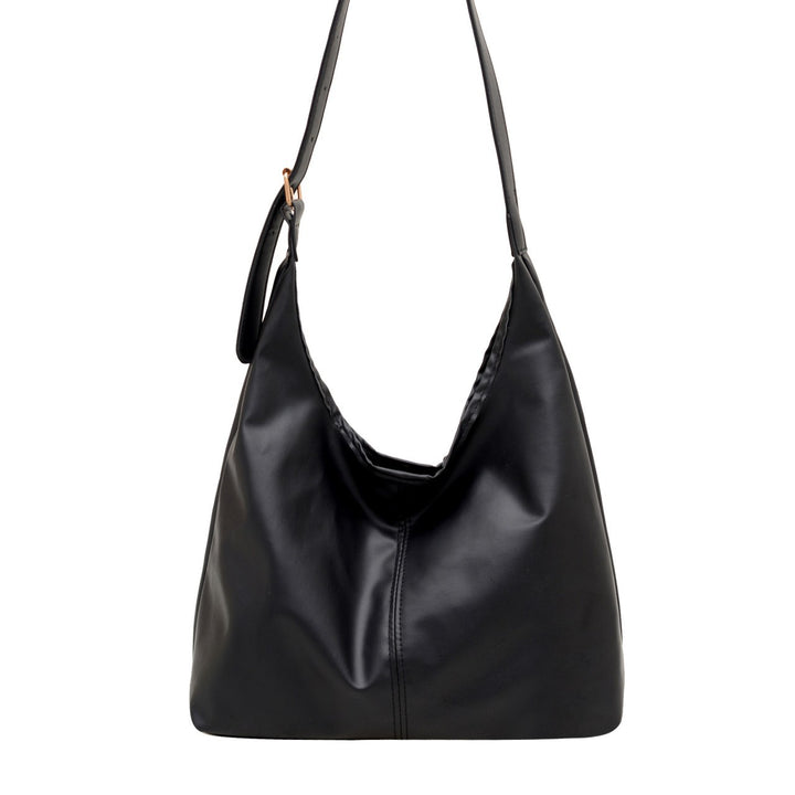 WoSpacious Soft Leather Hobo Bag Bowlift