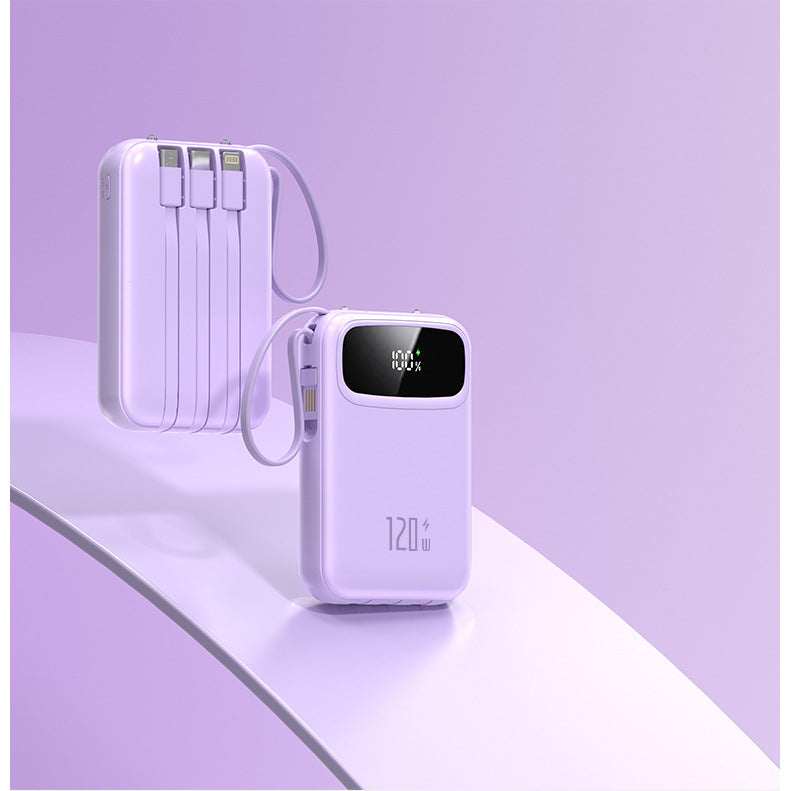 portable power bank with integrated multi-cable Bowlift