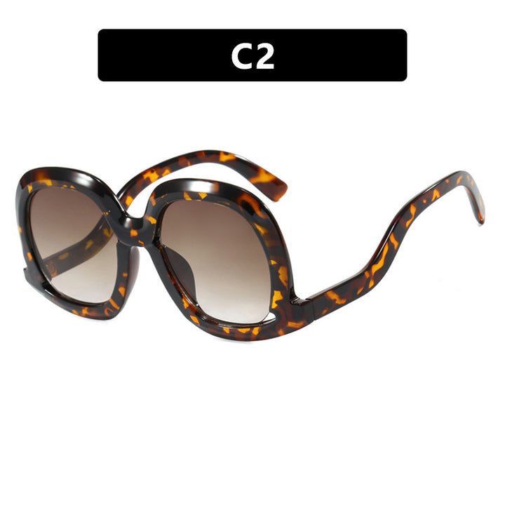 Women's oversized sunglasses with fashionable design Bowlift