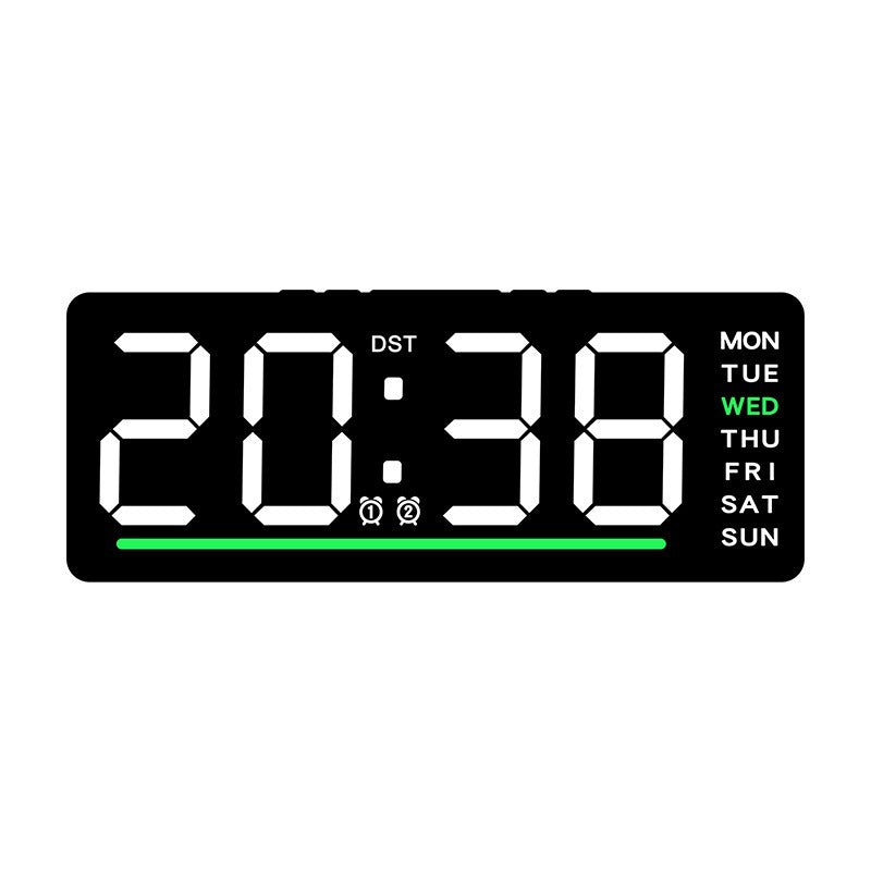 Digital wall clock with LED display Bowlift