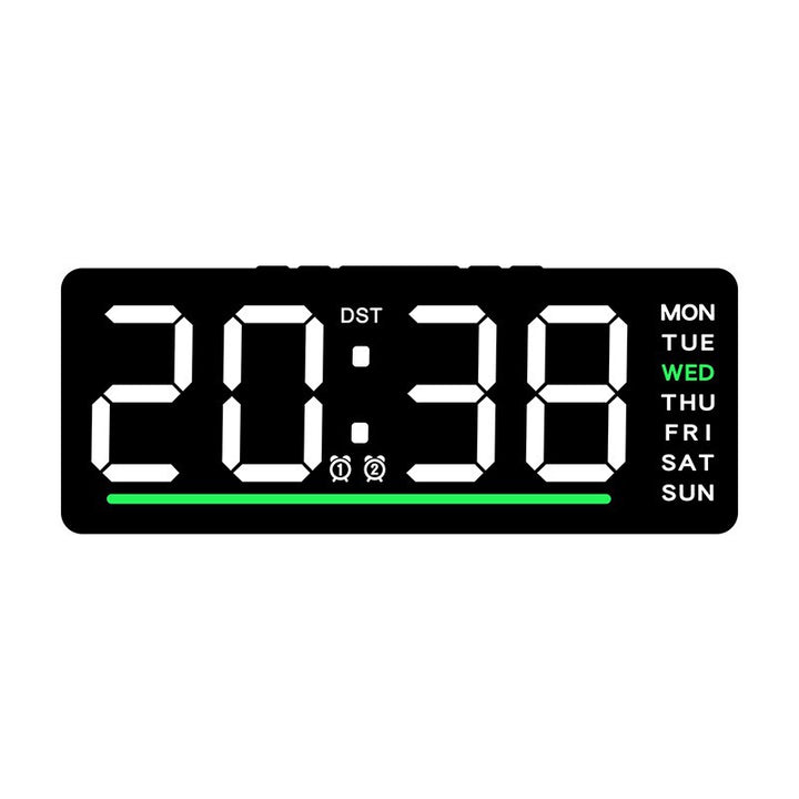 Digital wall clock with LED display Bowlift