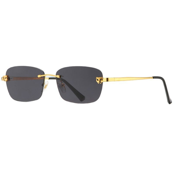 Women’s fashionable half-frame glasses with elegant metal frame Bowlift