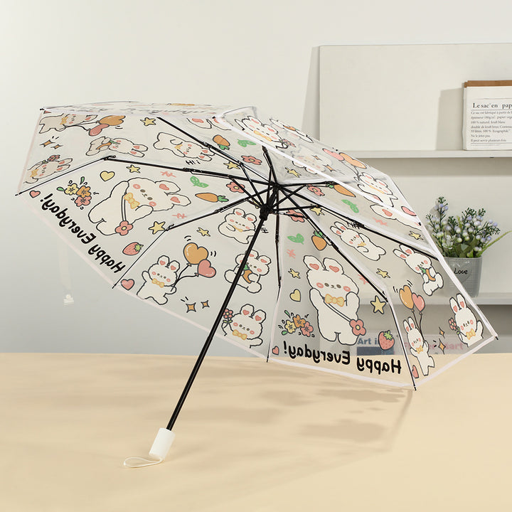 Women folding umbrella with cute animal design Bowlift
