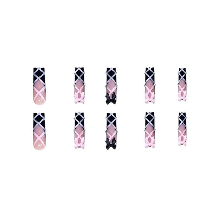 Artistic Long Stiletto Nail Enhancements Bowlift