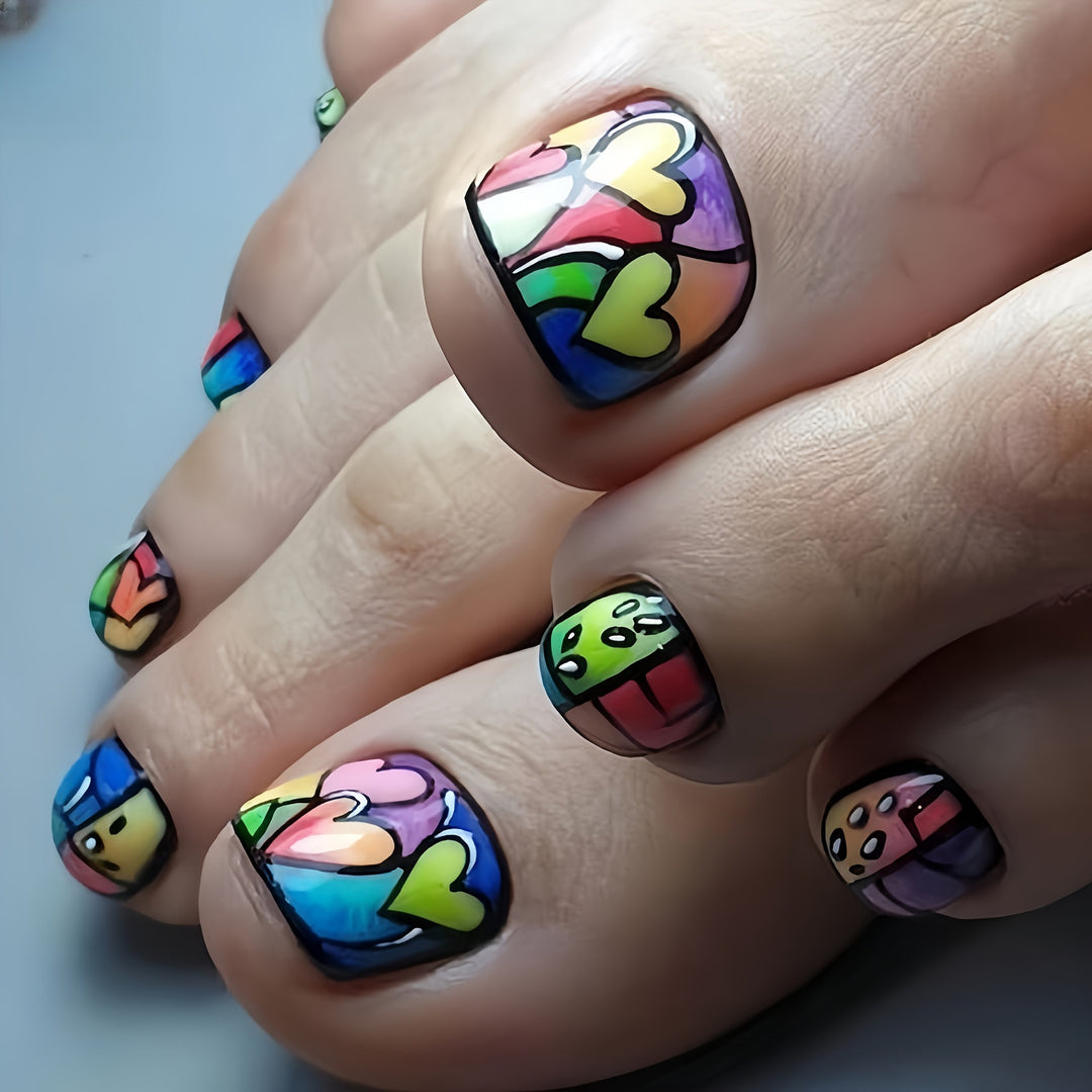 Elegant toenail art Bowlift
