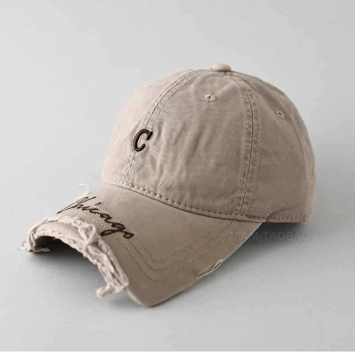 Men's Casual Distressed Baseball Cap Bowlift