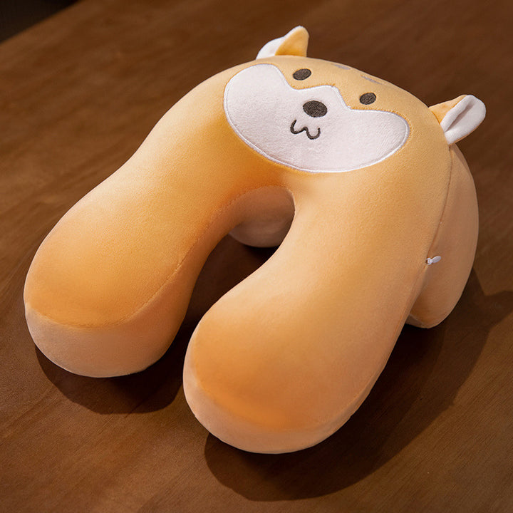 Neck support pillow with playful animal design Bowlift