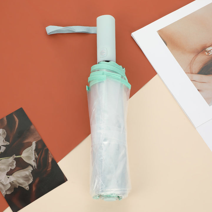 Unisex Automatic Transparent Umbrella Bowlift