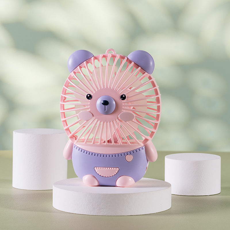 Unisex Mini Hand Fan in cute animal design Bowlift