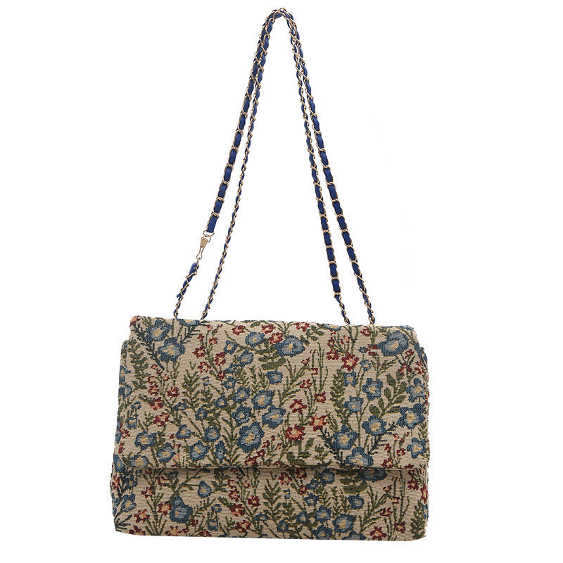 Elegant Floral Embellished Handbag Bowlift