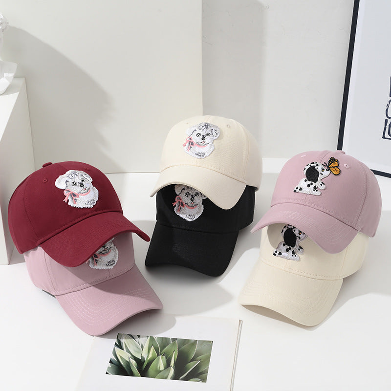 Women's Embroidered Animal Patch Baseball Cap Bowlift