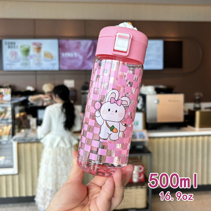 Women's funny drinking bottle with sealed lid Bowlift