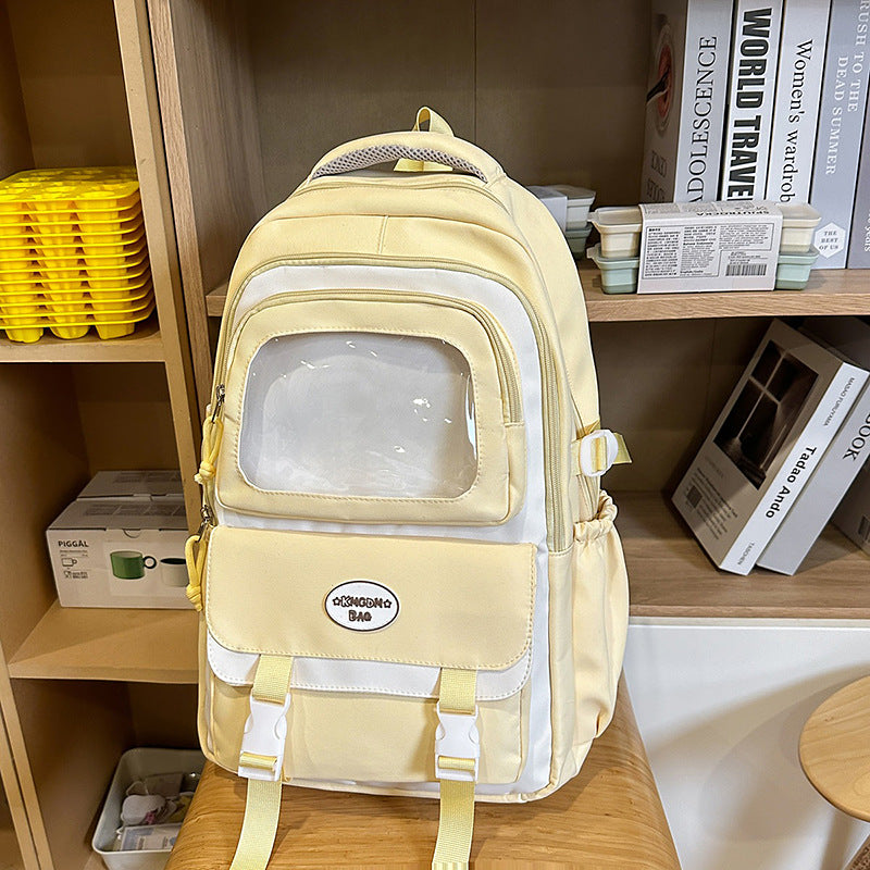 Multi-Functional Transparent Pocket Backpack