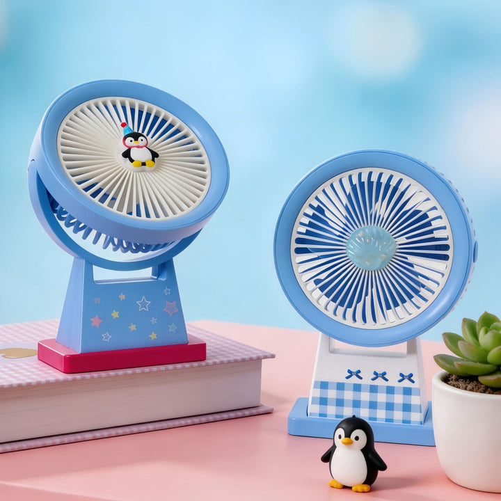 Ladies Funny Table Fan in Creative Animal Design Bowlift