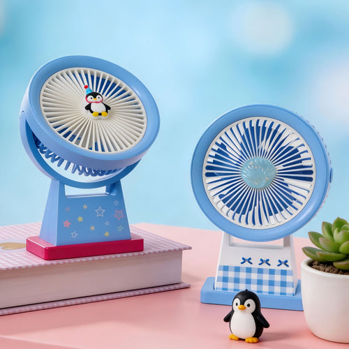 Ladies Portable Table Fan with Cute Antler Design Bowlift