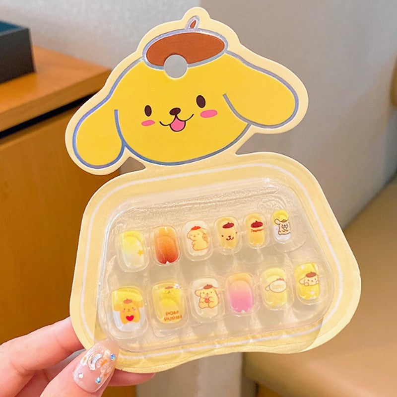 Artificial nails with sweet animal design Bowlift