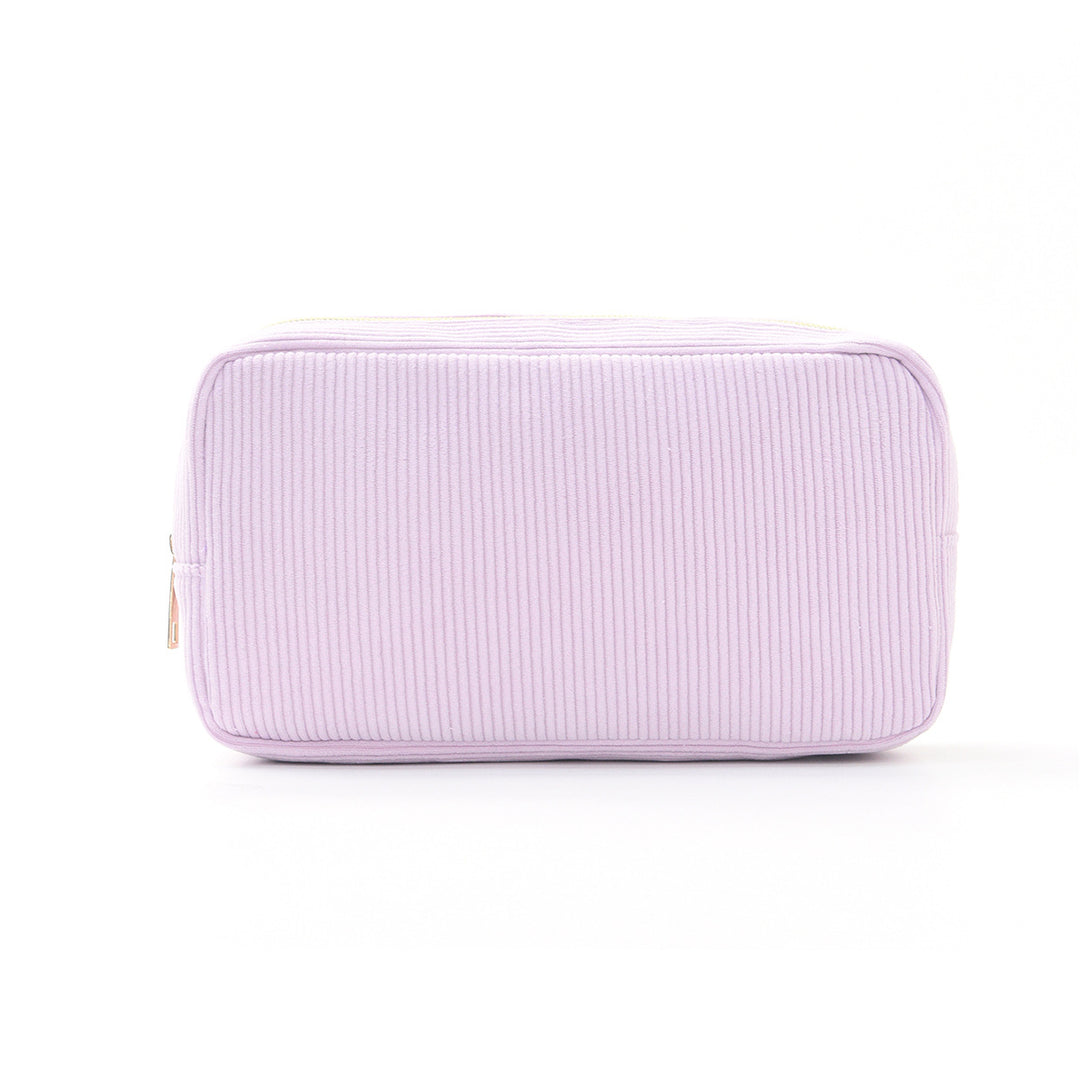 Cosmetic Organizer Bag Made of Textured Material Bowlift
