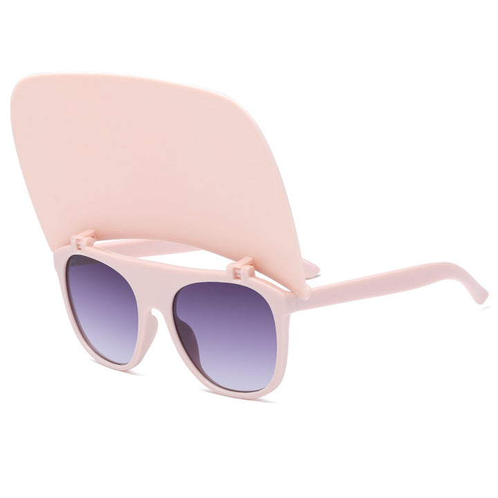 Women's corrective glasses with removable bowlift shield