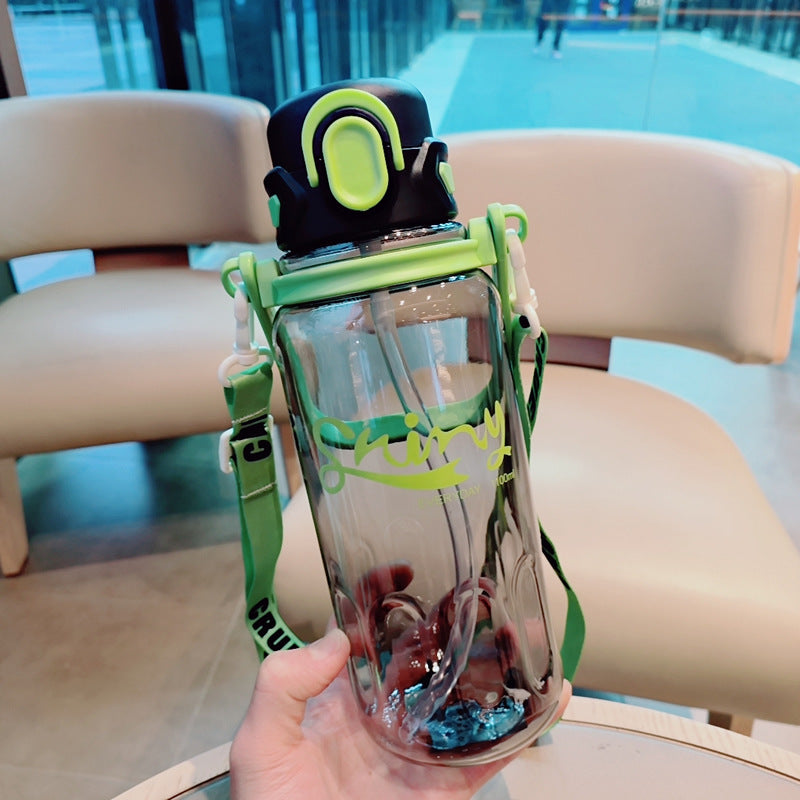 Ladies Ergonomic Water Bottle with Leak-Proof Lid Bowlift