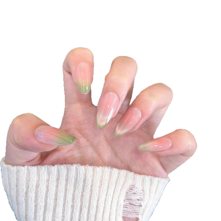 Decorative Press-On Nail Art Set with Cute Bow Accents Bowlift