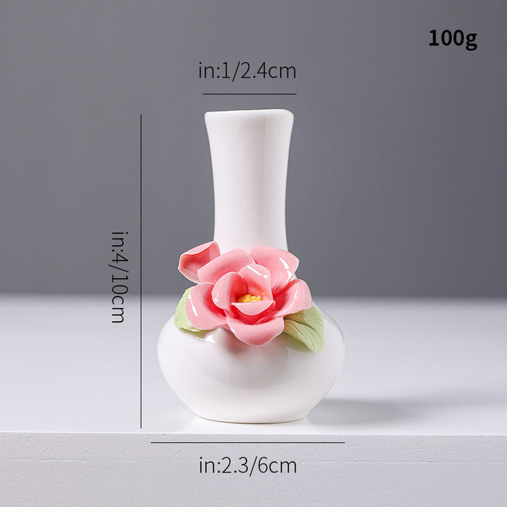 Floral Ceramic Vase