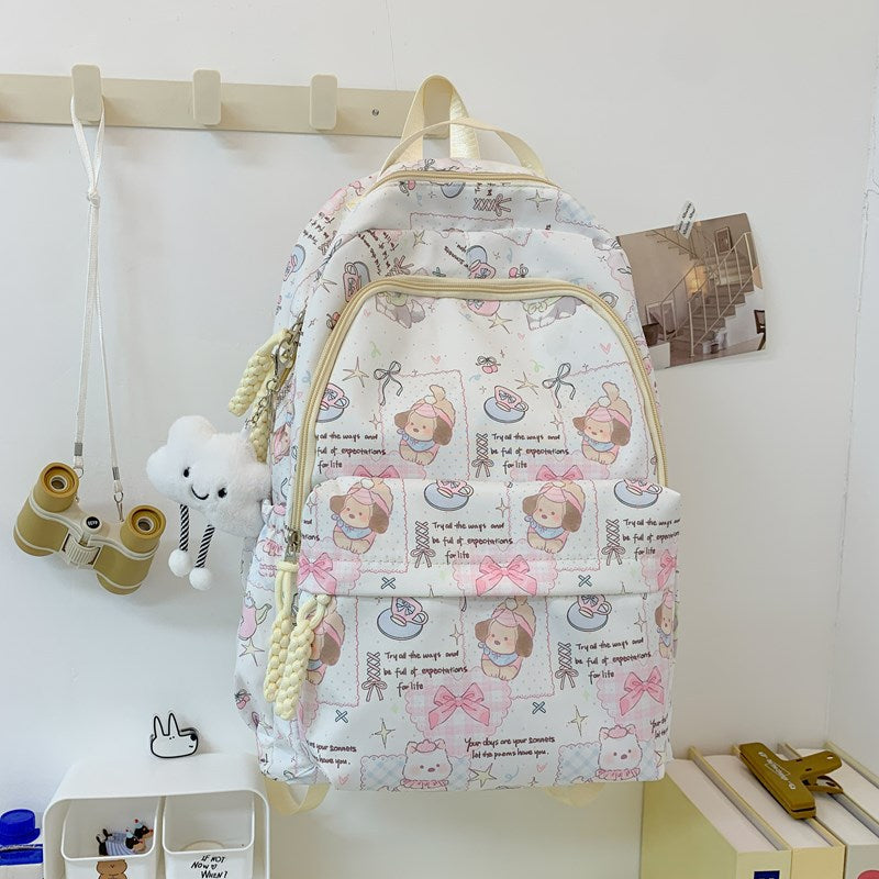 Cute Character Design School Backpack