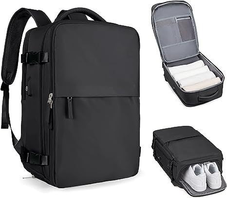 Unisex Multifunctional Travel Suitcase Backpack with Separate Shoe Compartment Bowlift