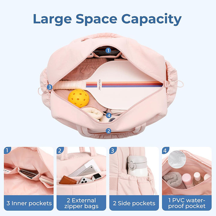Elegant Travel Bag with Versatile Compartments Bowlift