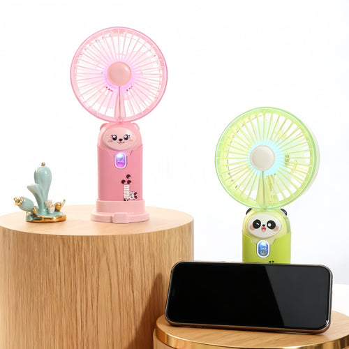 Portable USB Hand Fan with Funny Animal Design Bowlift