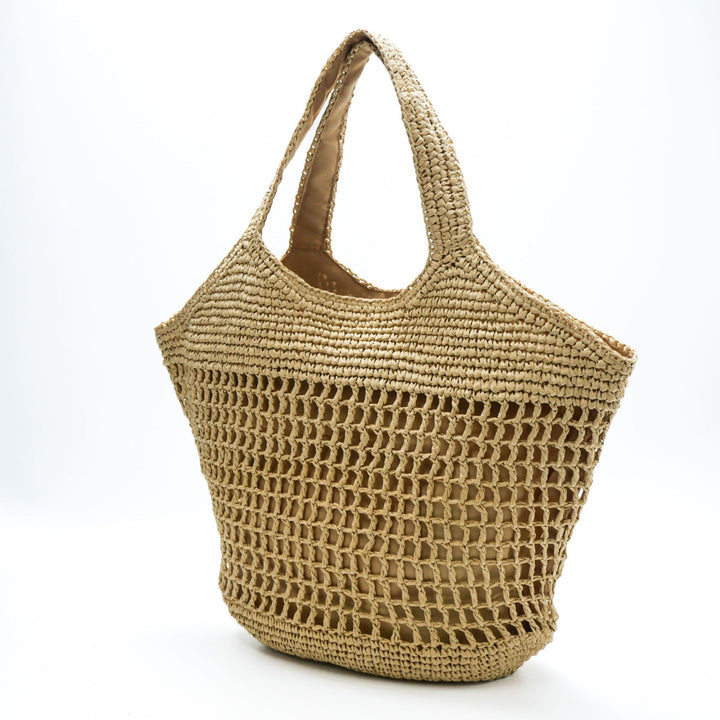Spacious market bag made of natural material Bowlift