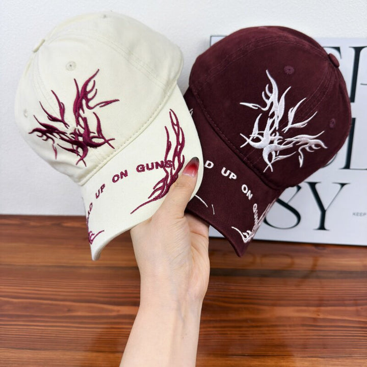 Men's Embroidered Graphic Baseball Cap Bowlift