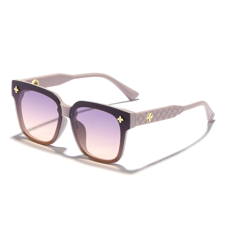 Women's fashionable sunglasses with extravagant frame and polarized lenses Bowlift